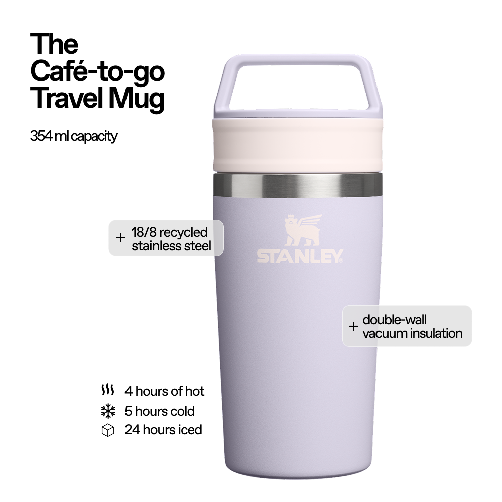 The Café-to-go Travel Mug | 354 ML | PURPLE DUST