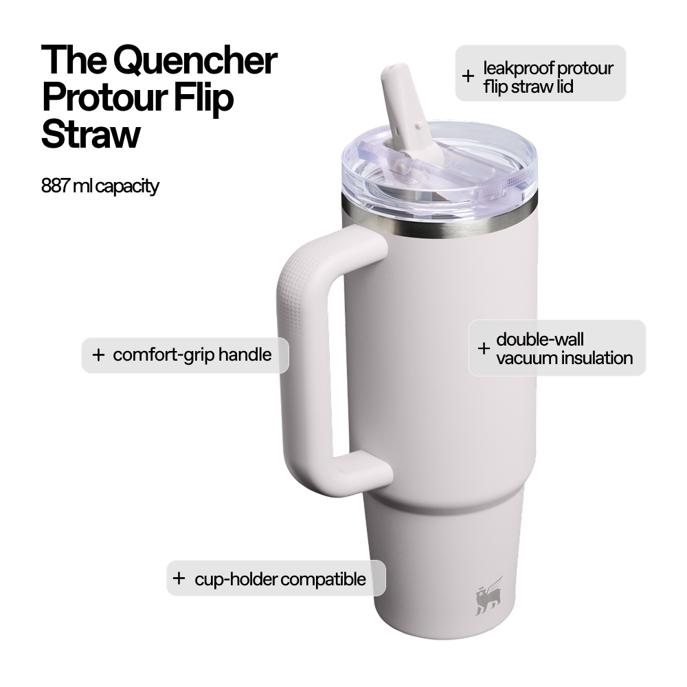 The Quencher Protour Flip Straw | 887 ML | SAHARA