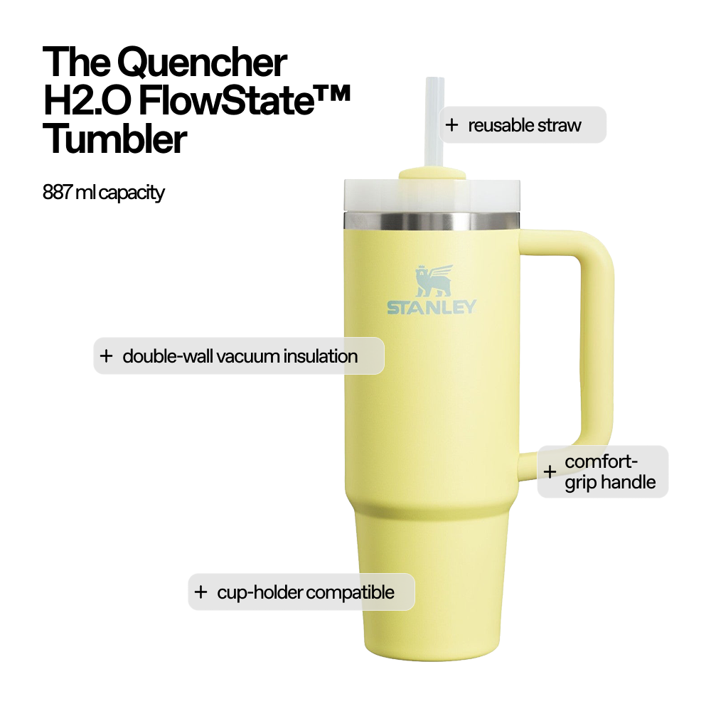 The Quencher H2.O FlowState™ Tumbler | 887 ML | POMELO