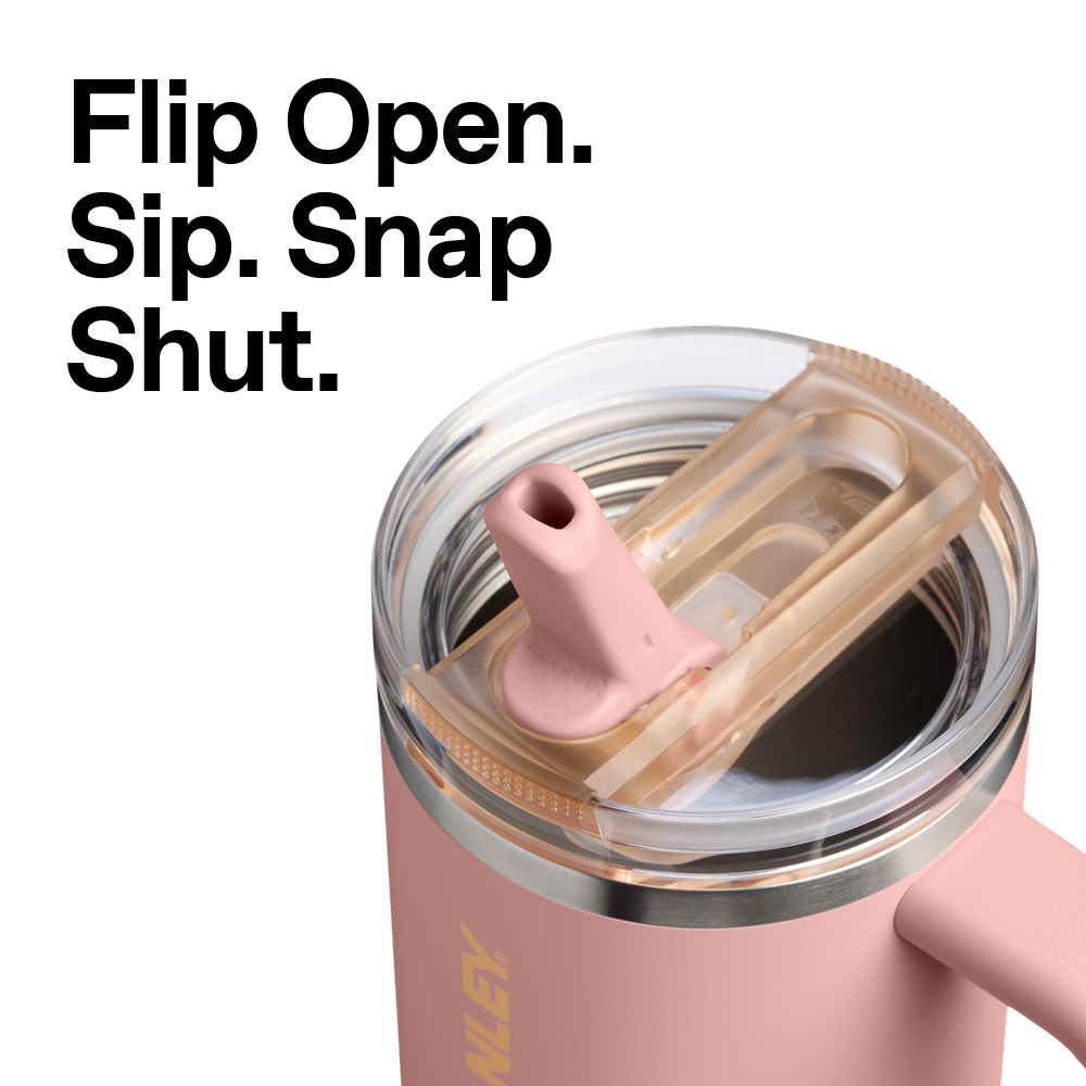 The Quencher Protour Flip Straw | 887 ML | PEACH ROSE