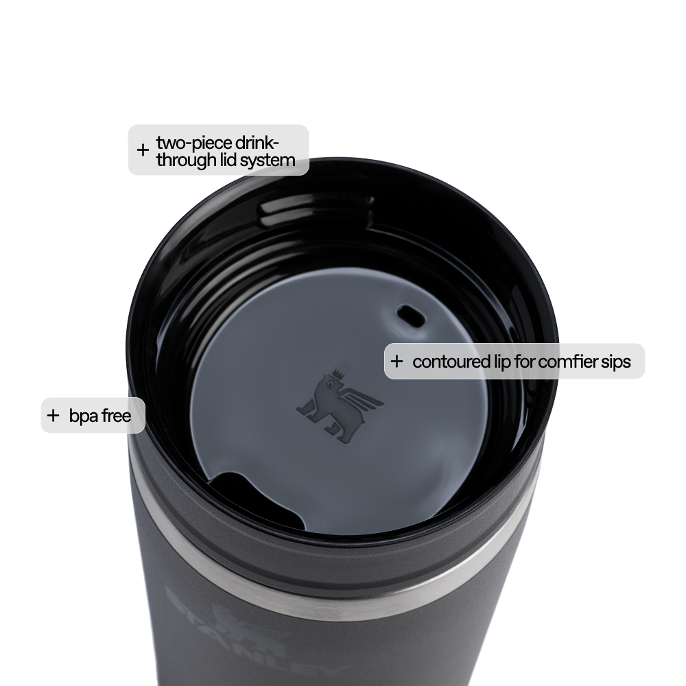 The Café-to-go Travel Mug | 237 ML  | BLACK 2.0