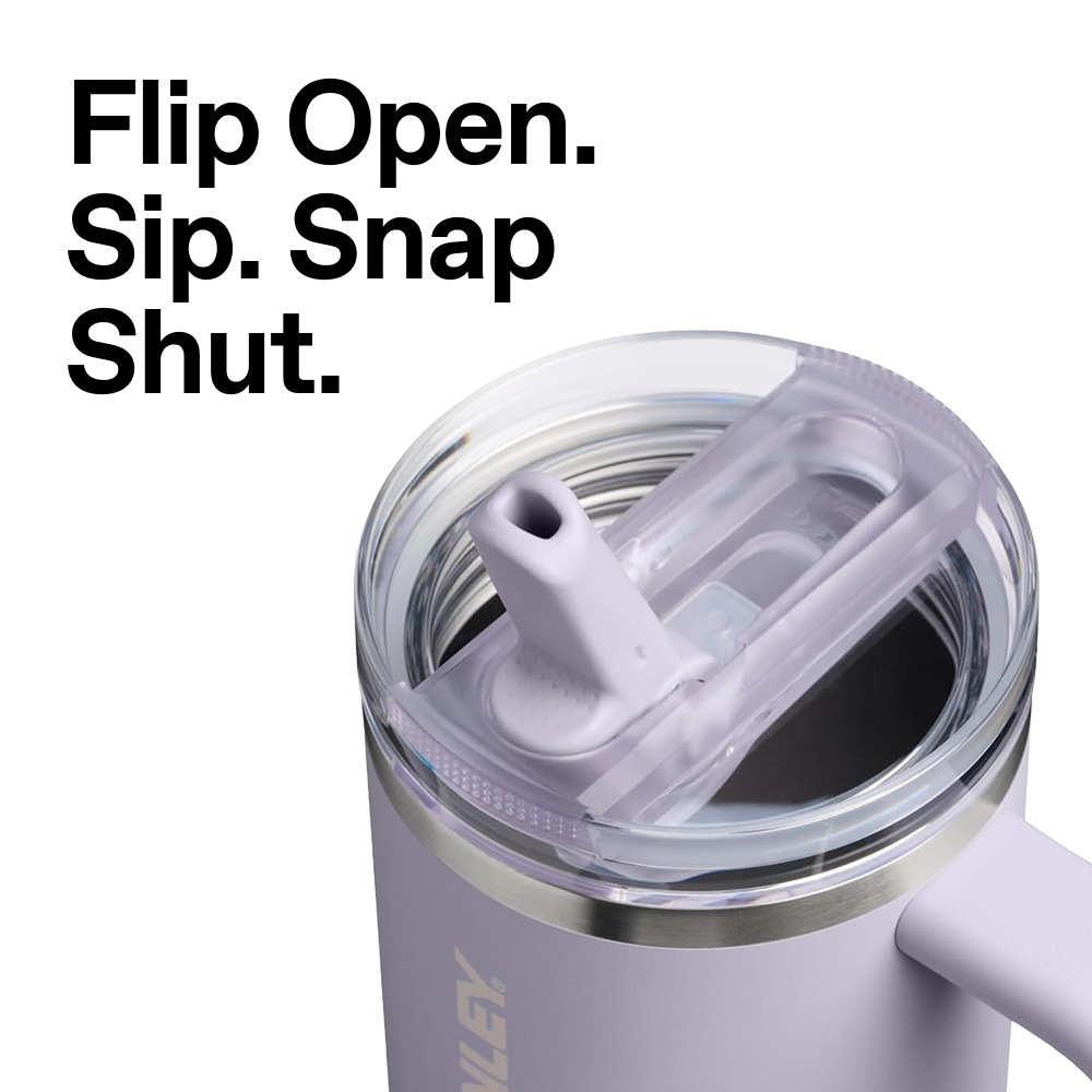 The Quencher Protour Flip Straw | 887 ML | PURPLE DUST
