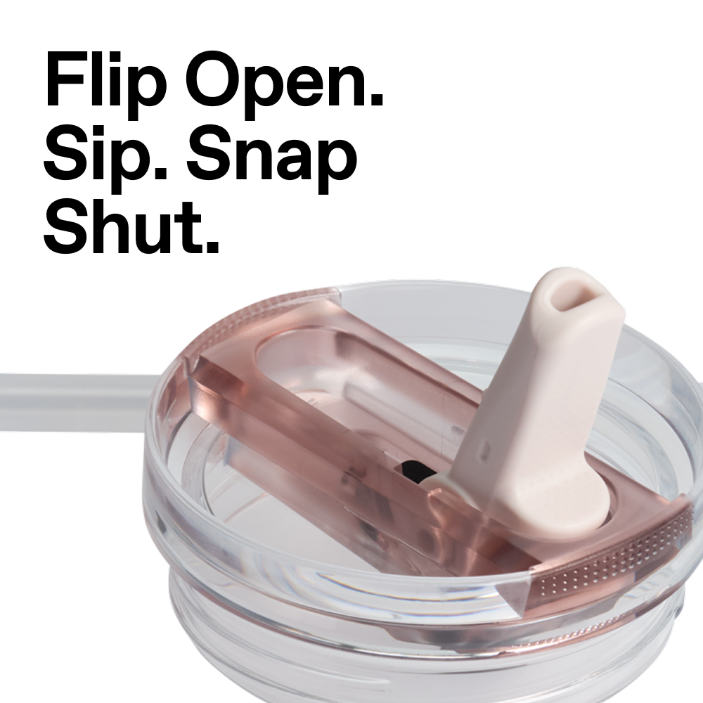 The Quencher Protour Flip Straw | 887 ML | ROSE QUARTZ
