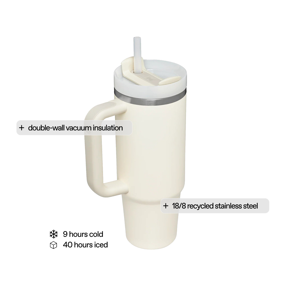 The Quencher H2.O FlowState™ Tumbler | 887 ML | CREAM 2.0
