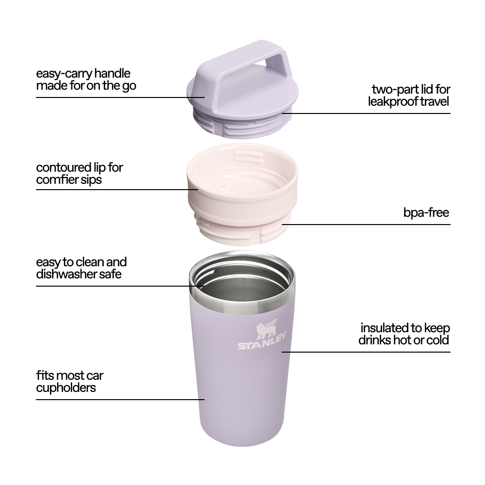 The Café-to-go Travel Mug | 354 ML | PURPLE DUST