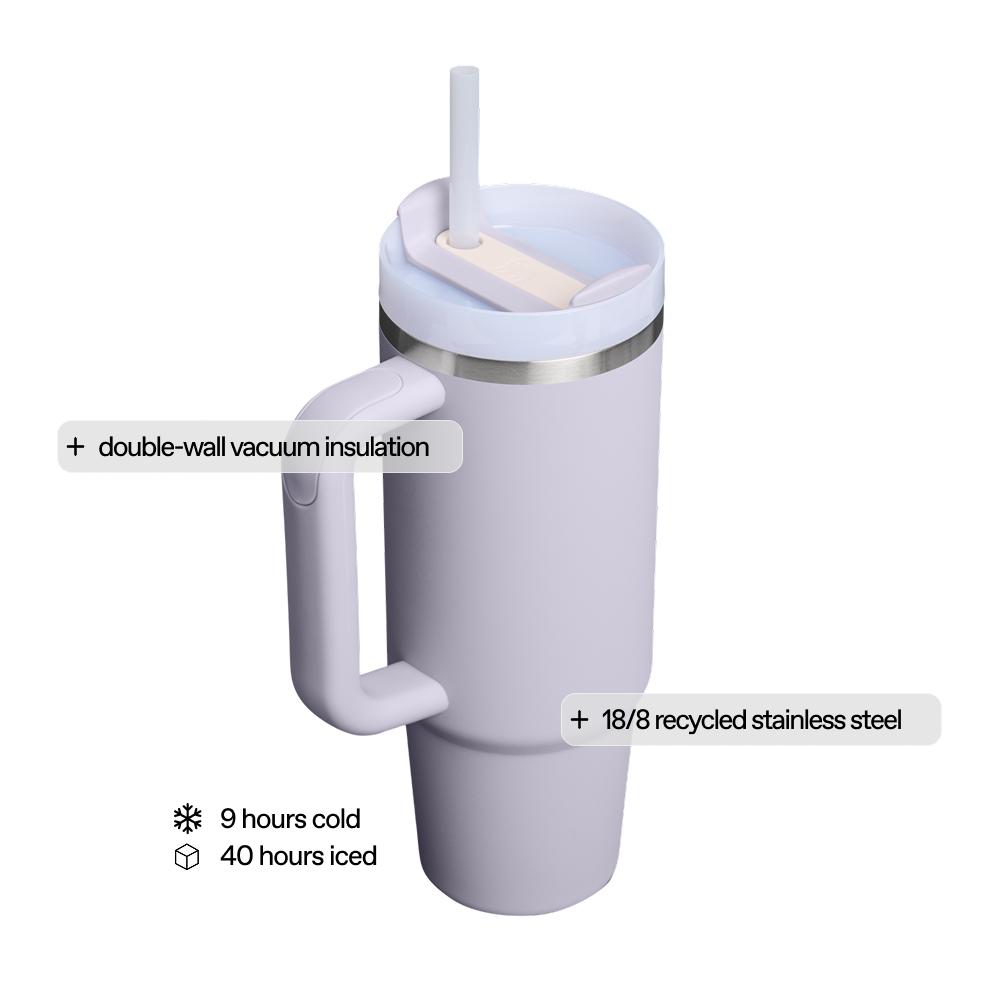 The Quencher H2.O FlowState™ Tumbler | 887 ML | PURPLE DUST