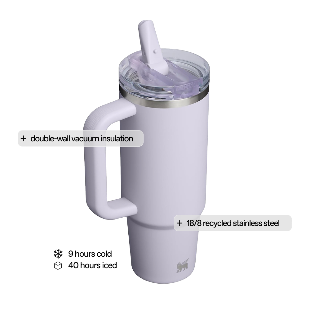 The Quencher Protour Flip Straw | 887 ML | PURPLE DUST