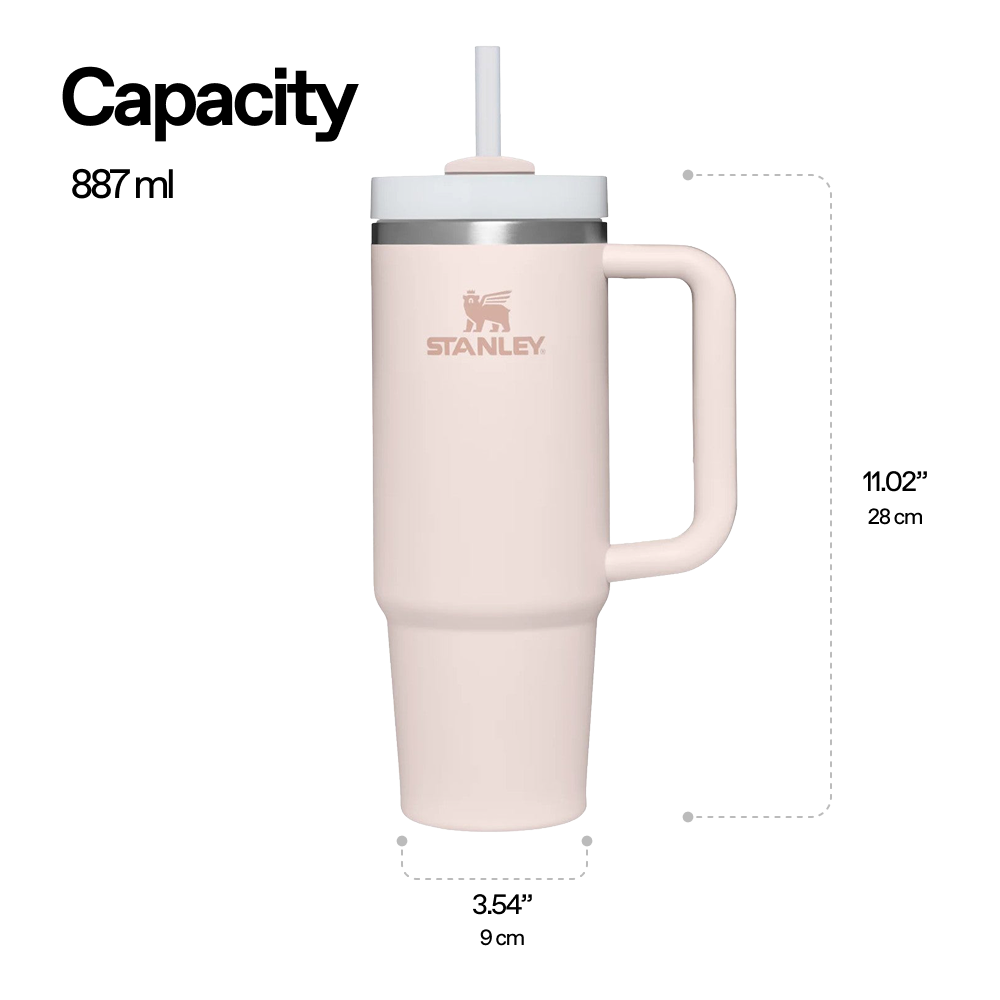 The Quencher H2.O FlowState™ Tumbler | 887 ML | ROSE QUARTZ 2.0