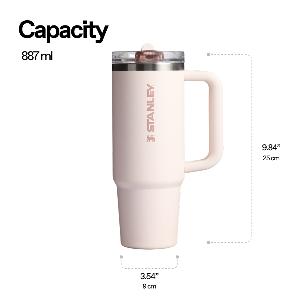 The Quencher Protour Flip Straw | 887 ML | ROSE QUARTZ